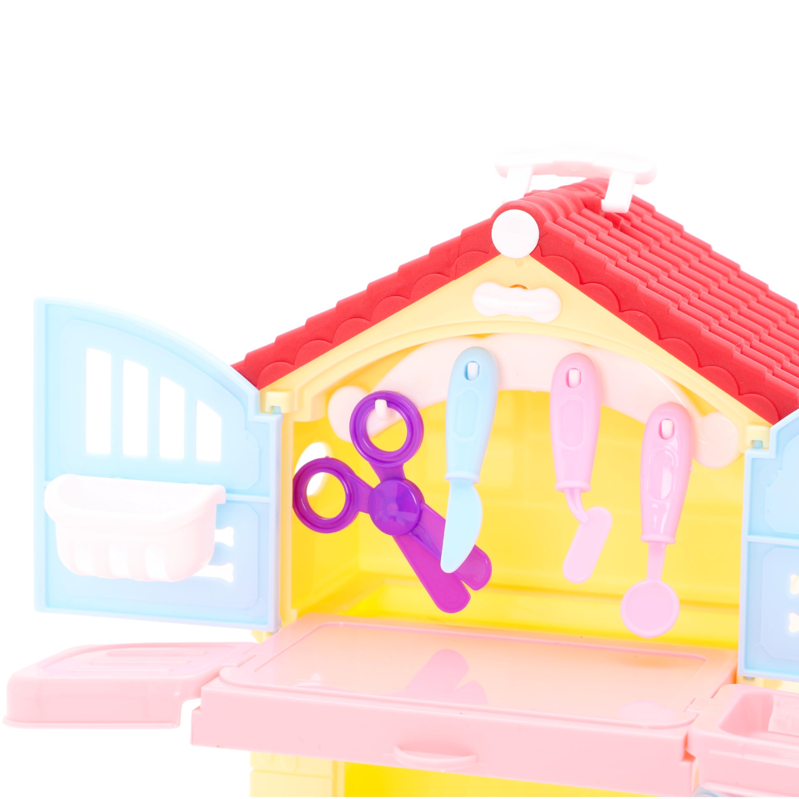 Toyland® 18 Piece Purrfect Pets Vet Centre - Carry Case Animal Pet Care - Imagination Play Set - Ages 3+ - Image 3