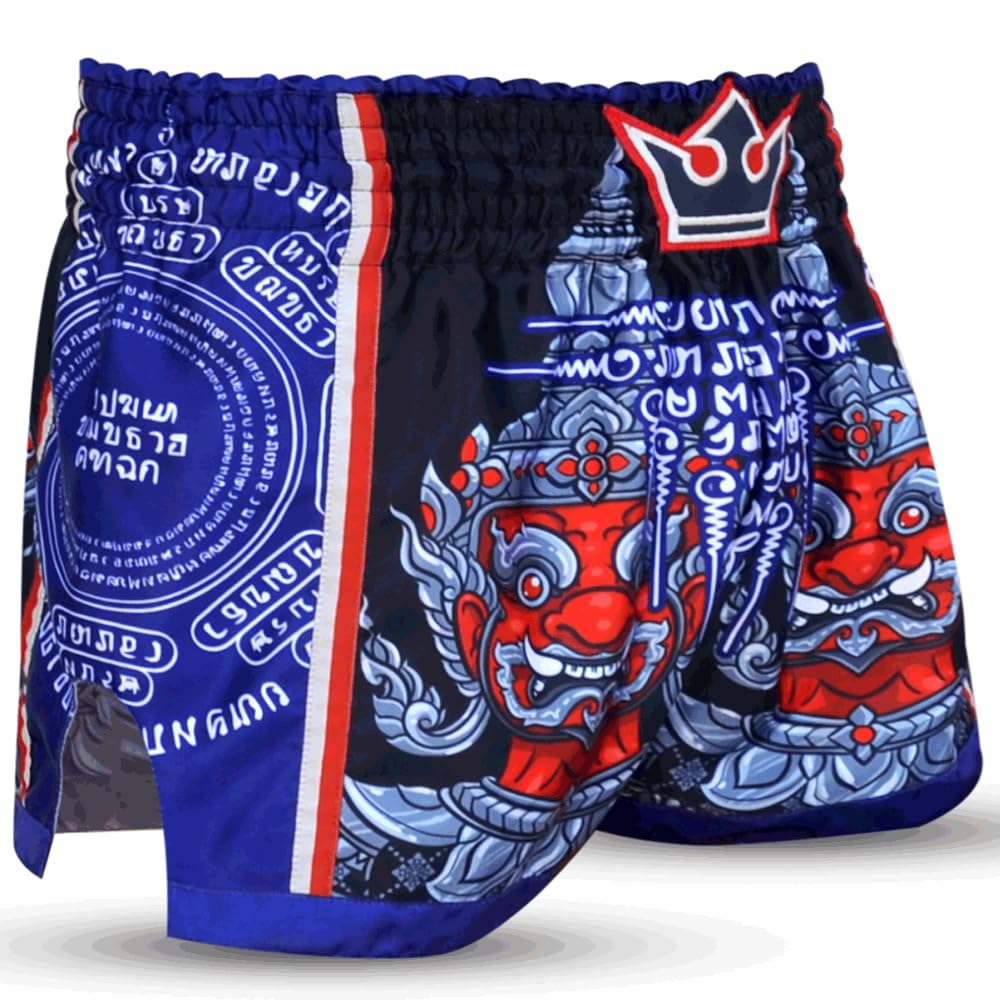 Buddha Fight Wear Pantalon rétro Premium Fantasy. Spécialement conçu pour l'entraînement et la compétition de kick boxing, Muay Thai, K1, boxe