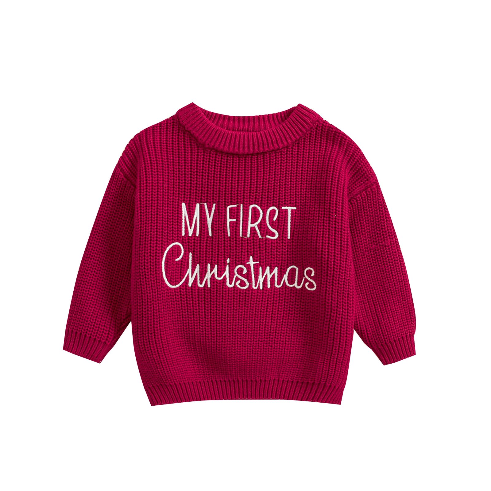 LSFYSZD Toddler Baby Girls Boys Halloween Pumpkin Sweaters Long Sleeve Crew Neck Winter Warm Knitwear Pullover Jumpers Top — view 55