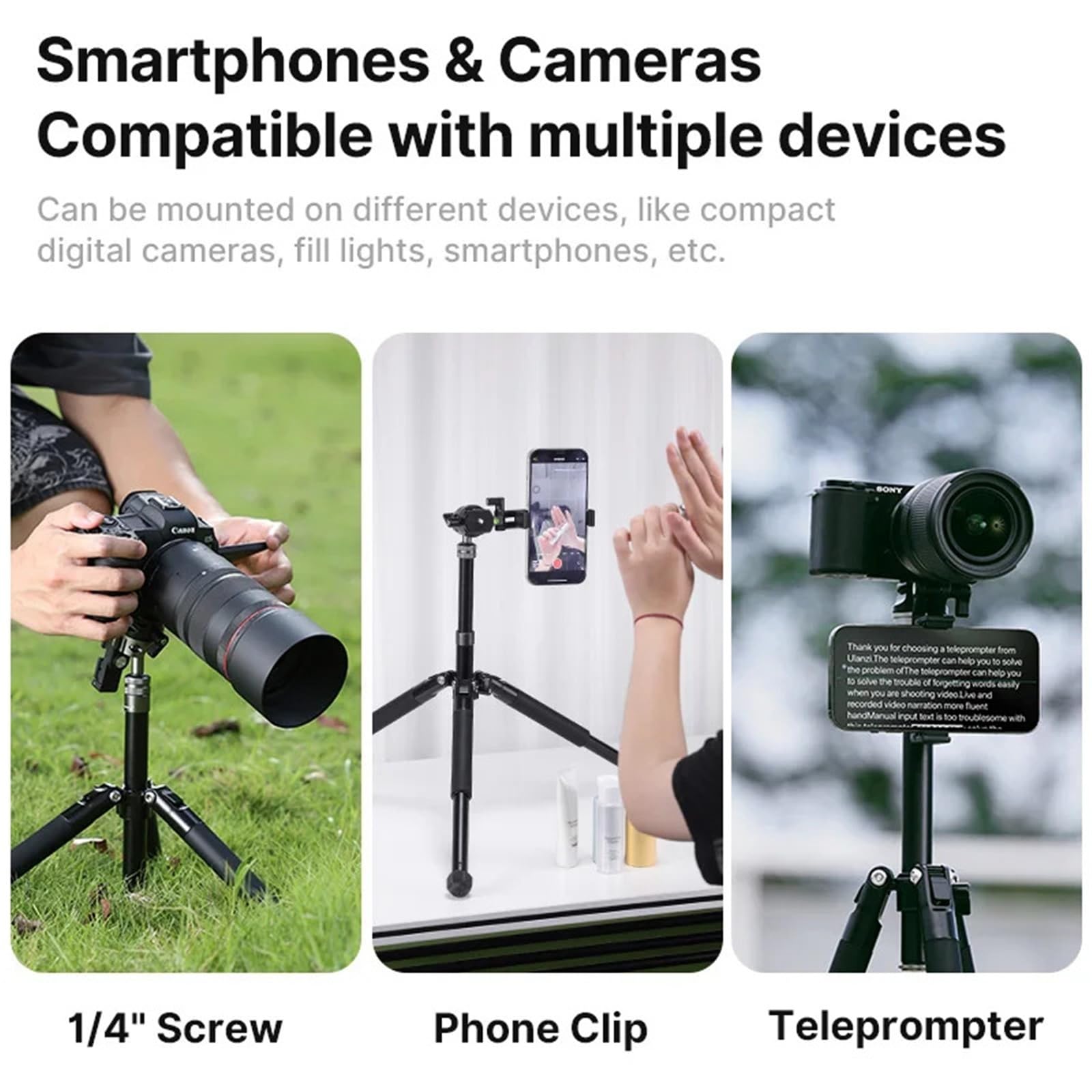 Mini bastone for selfie con treppiede