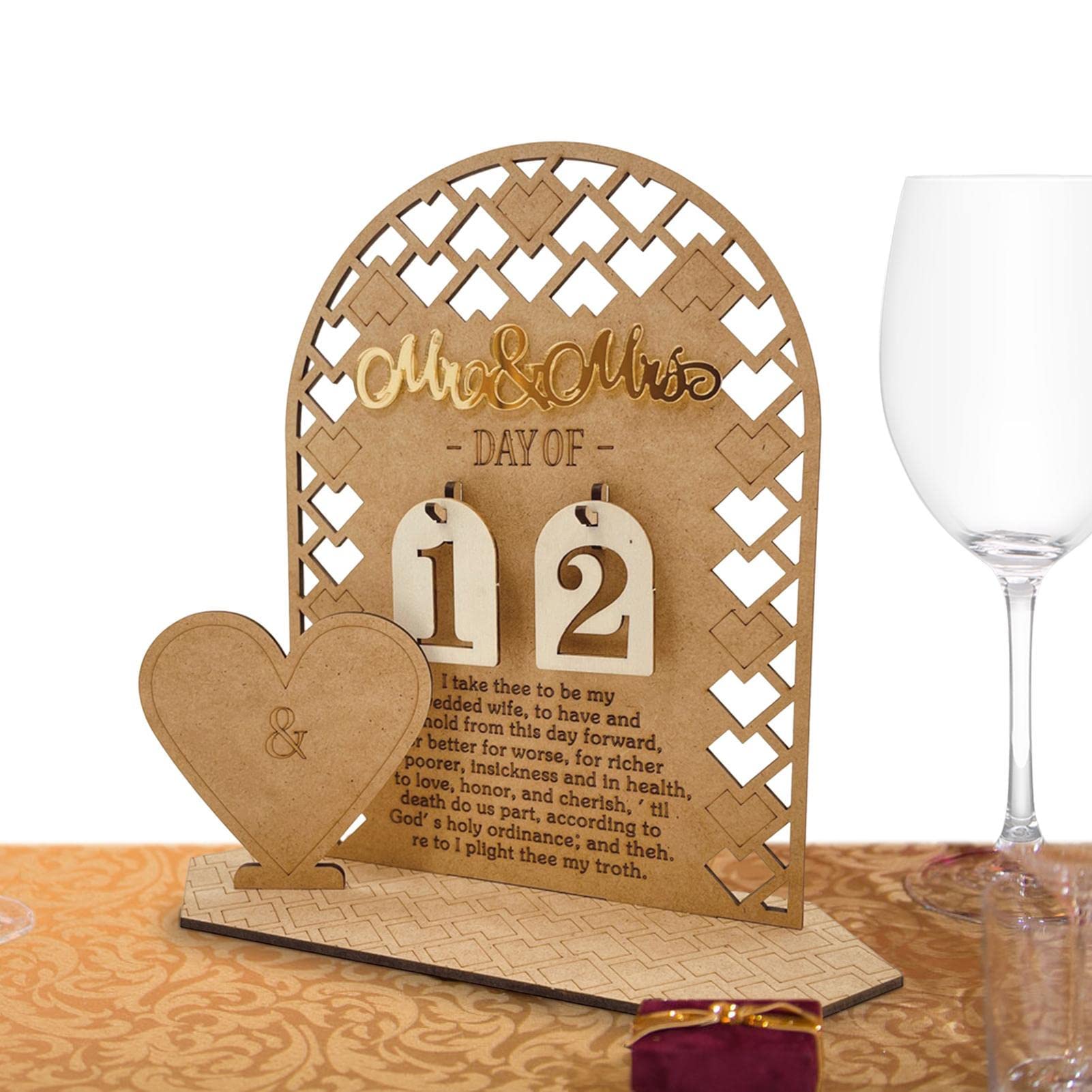 How many days until my wedding countdown | Honestweddingadvice.com