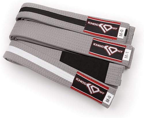 Miniatura 3 de Cinturón brasileño de Jiu Jitsu - Knockout Label Youth BJJ Gi para niños con bandas de clasificación cinturones de artes marciales