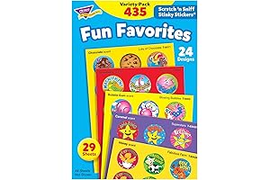 Trend Enterprises: Fun Favorites, Scented Scratch 'N Sniff Stinky Stickers
