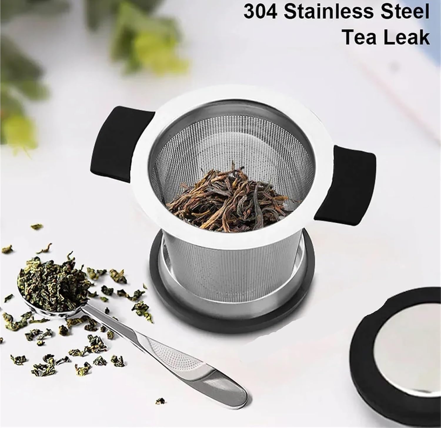 Tea Strainer 4pcsTea Strainers Infusers Strainer Leaf Spice Herbal Teapot Reusable Mesh Filter for Loose Leaf Tea