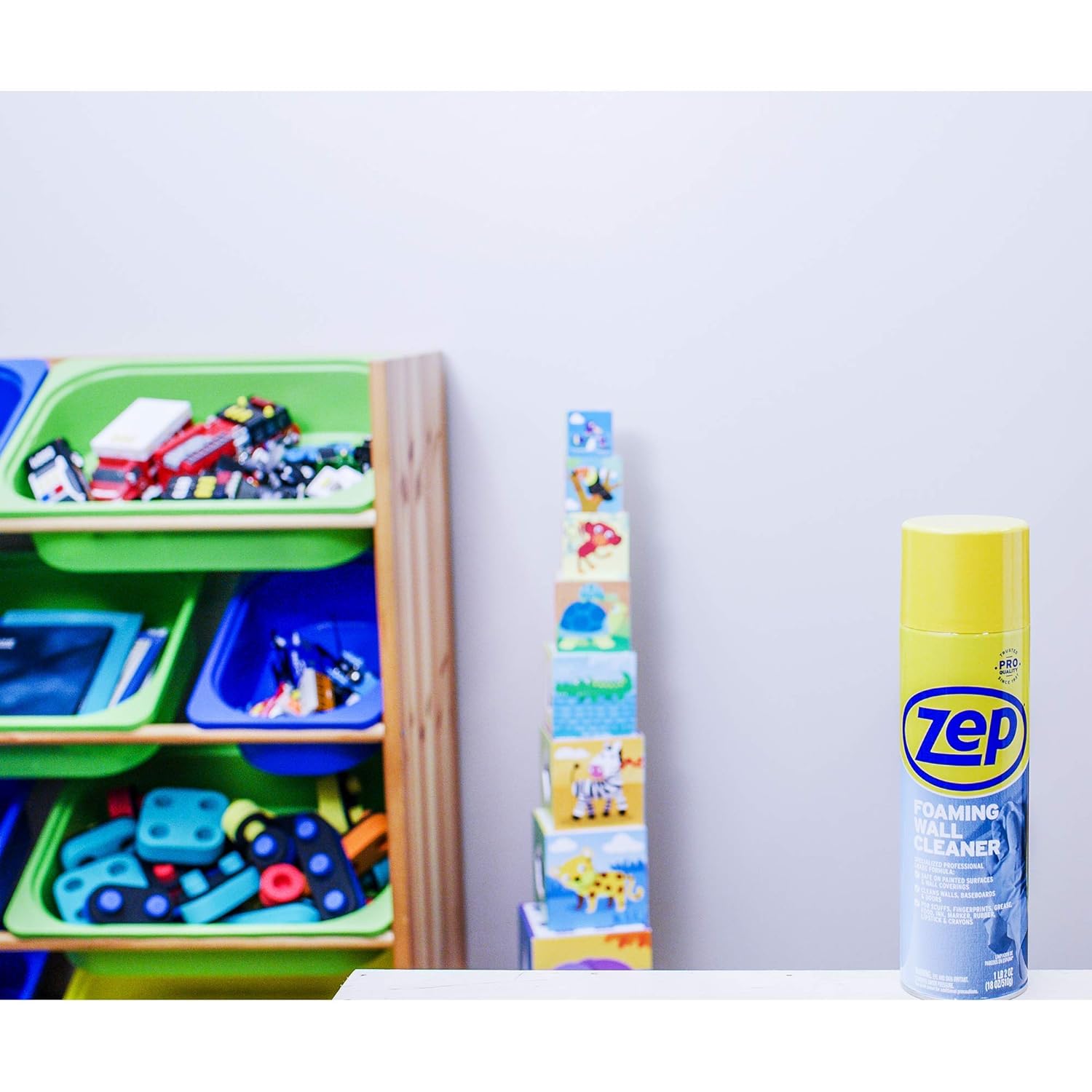 Wall Wash Degreaser and Cleaner with Zep Foaming Wall Cleaner, 18 oz