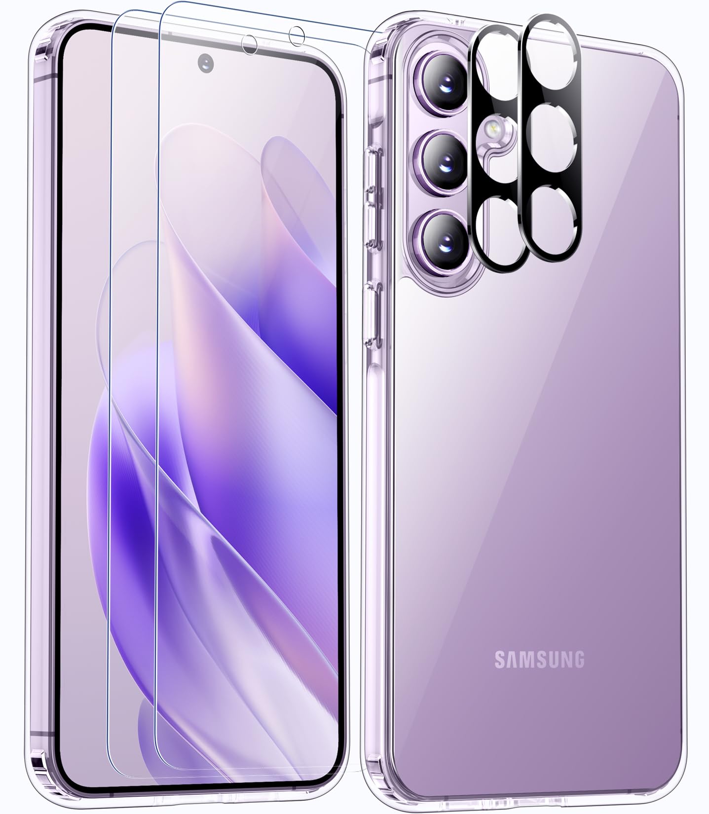 SPIDERCASE for Samsung Galaxy A35 5G Case, [10 FT Military Grade Drop Protection][Not Yellowing][2 Pcs Screen Protectors & Camera Lens Protectors]