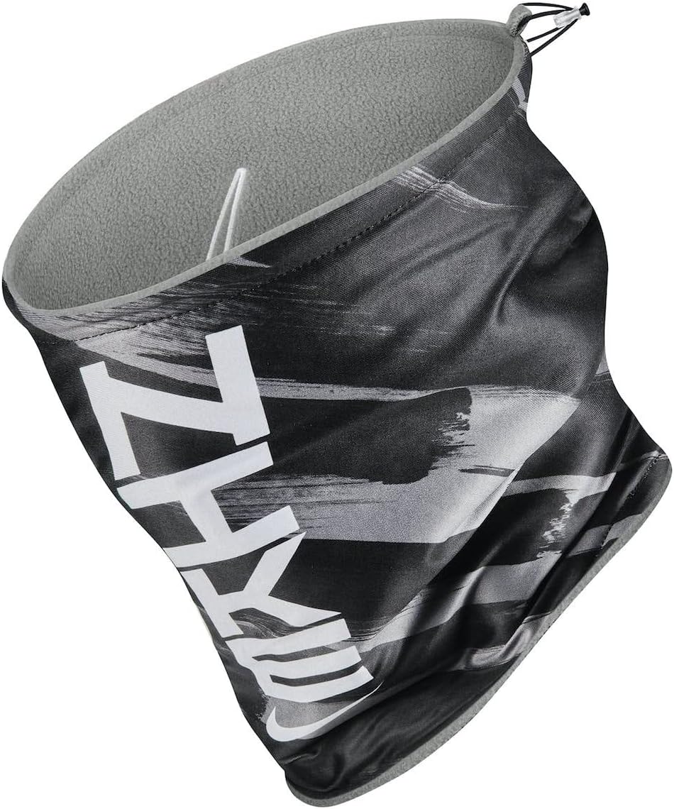 Nike Unisex Reversible Neckwarmer 2.0, Black / Grey, One Size