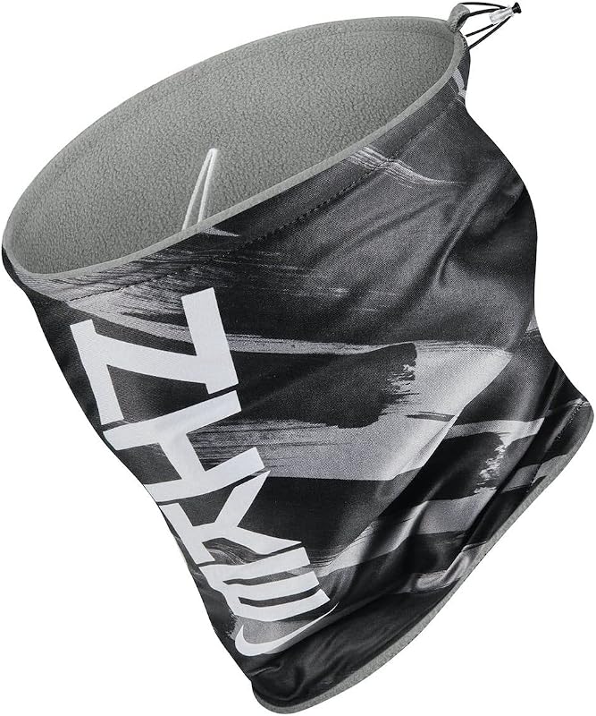 Nike Unisex Reversible Neckwarmer 2.0, Black / Grey, One Size