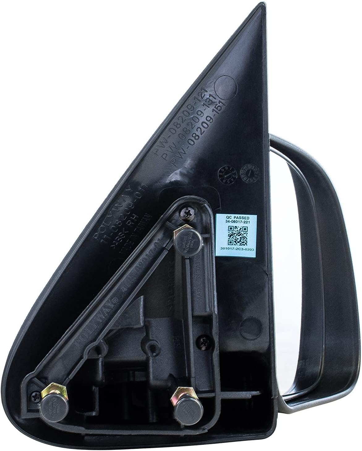 Passenger Side Non-Heated Manual Operated Mirror for Cadillac Escalade Chevy Silverado Suburban HD Tahoe GMC Sierra Yukon XL 1500 2500 3500 1999-2007 - Parts Link #: GM1321230