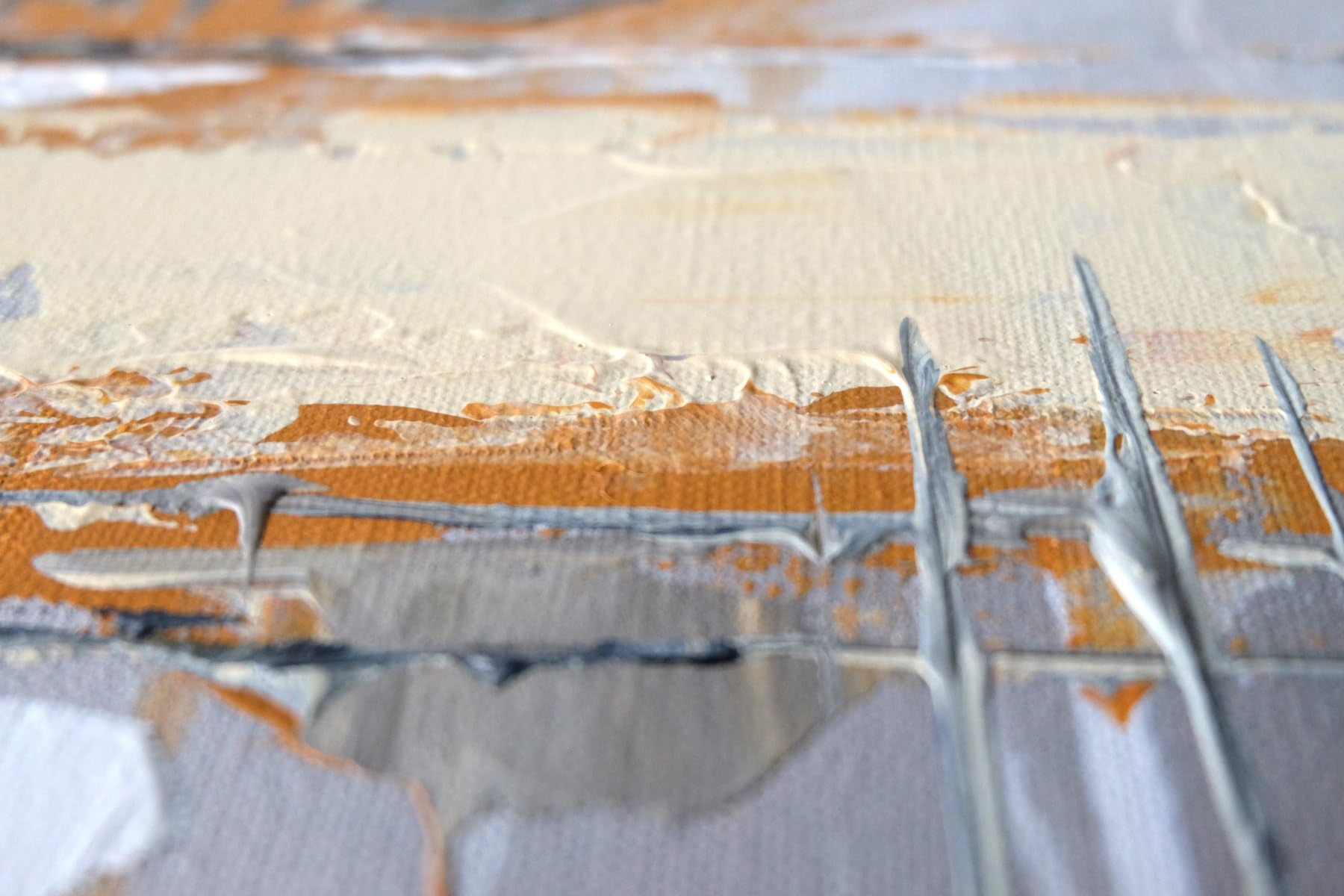 Monica Mirafiori I 120x60 cm I Tableau Peint à la Main I Modèles Tableau I Peintre Moderne I Tableaux Peintures I Toile sur Cadre en Bois