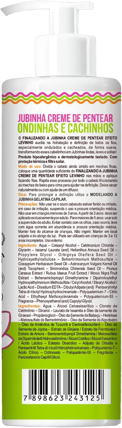 Widi Care Creme de Pentear Finalizando a Jubinha Efeito Levinho 300ml