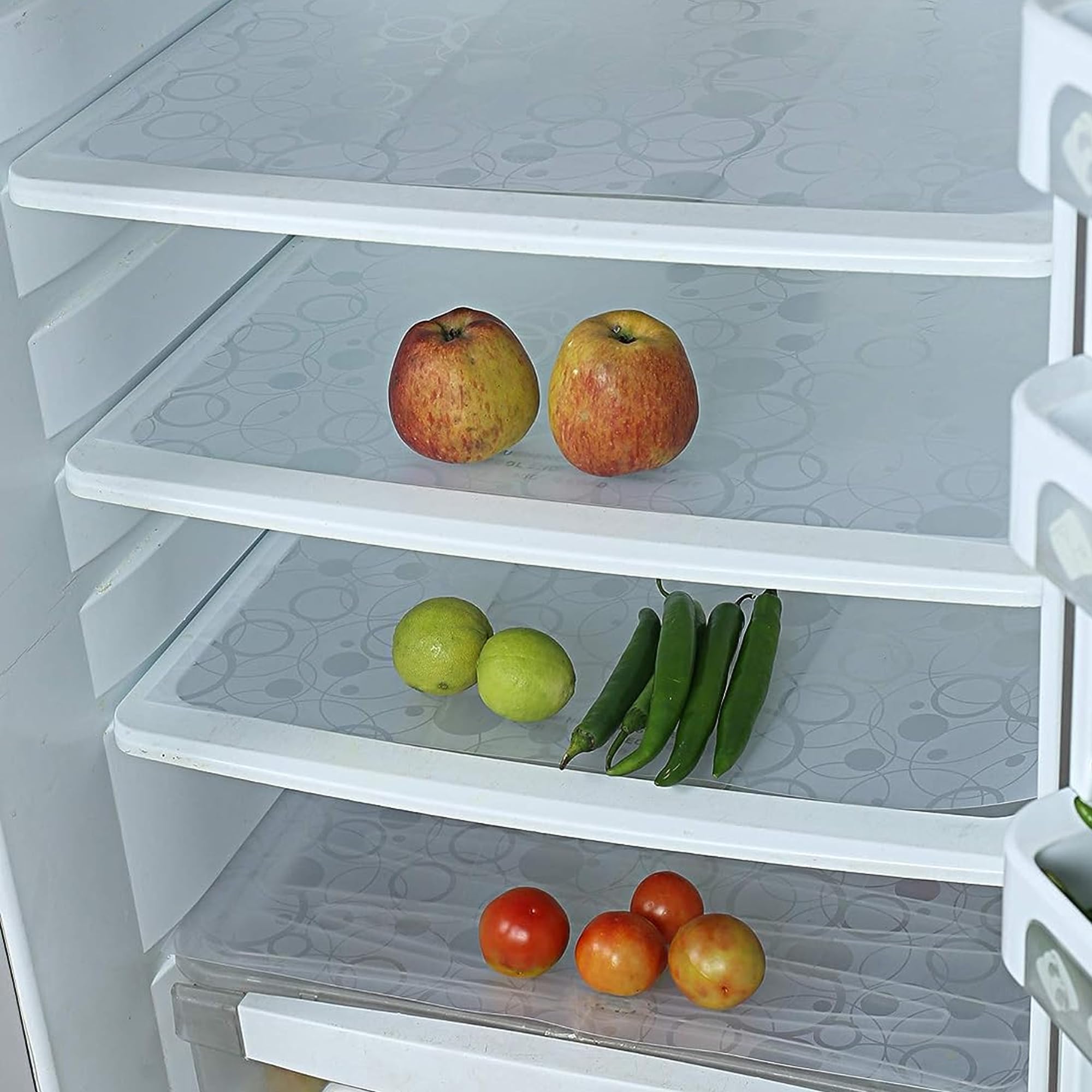 Fridge Mats - 6 Pack PVC Shelf Liners -2