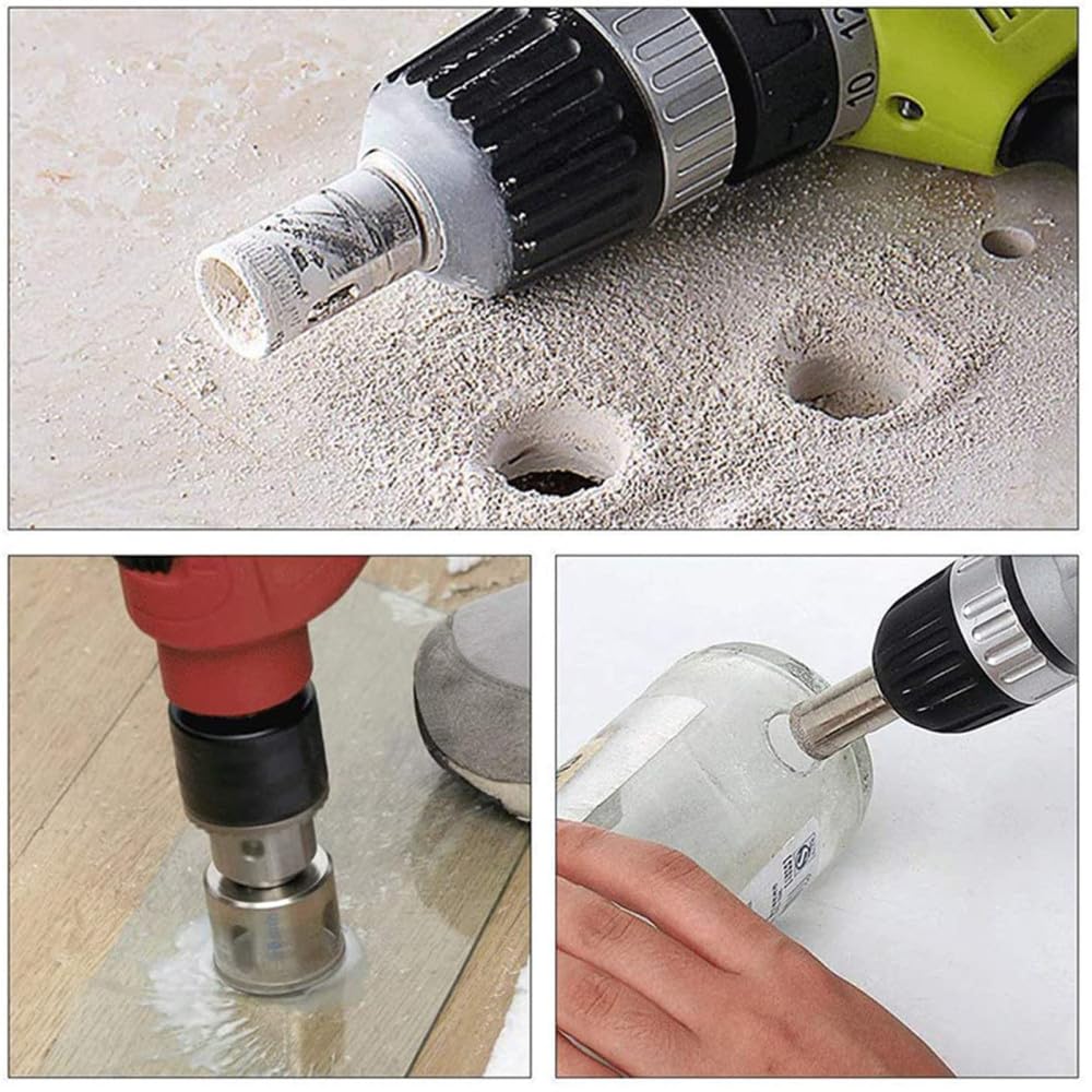 1 sztuk 3-200mm powlekane wiertło diamentowe wiertło rdzeniowe ze szkła otwornica do szklanych płytek ceramicznych marmurowy otwór elektryczne narzędzia do wiercenia, 115mm