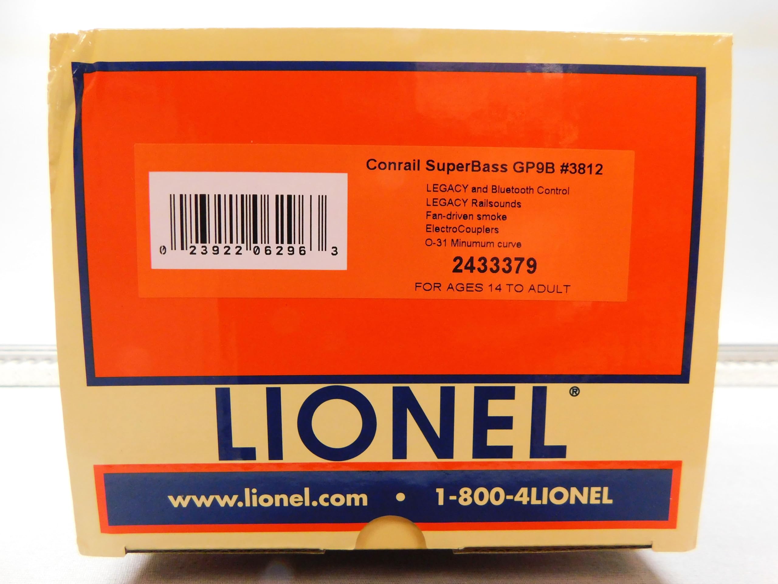 Lionel Conrail SUPERBASS Non-Powered GP9B O Gauge Diesel Engine 2433379