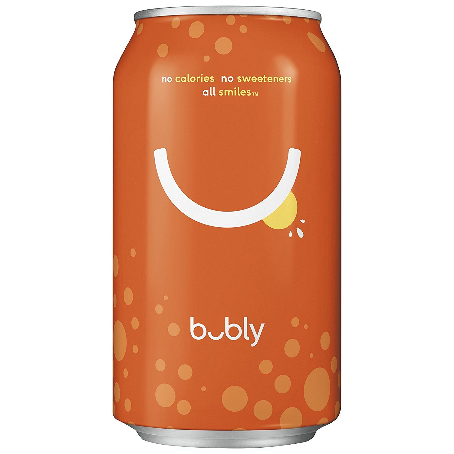 bubly Sparkling Water, Orange, 12 fl oz. cans (8 Pack)