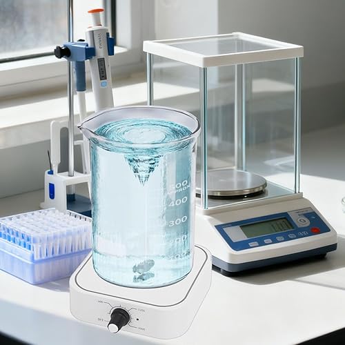 Miniatura 3 de Fockety Magnetic Stirrer, Powerful Electric Mixer for Liquid Mixing, Automatic Stirring Function, Portable and Efficient, with Silent Operation for