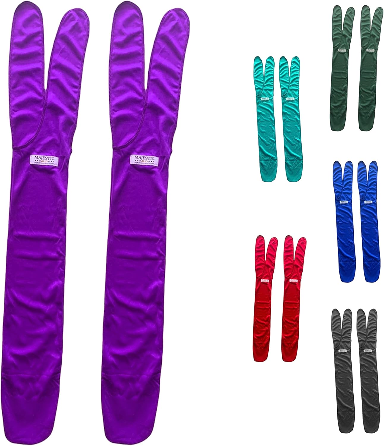 Majestic Ally Lycra Tail Bag for Horses - to Keep The Tail Clean and Protected - Set of 2 (Purple)