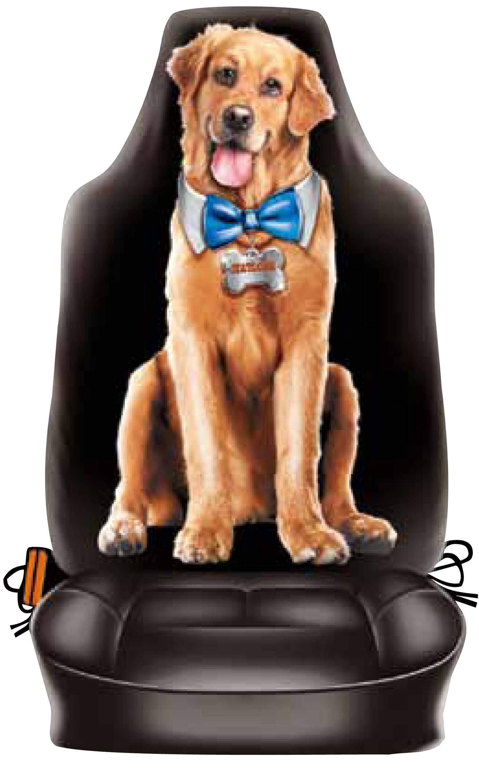 Coprisedile Posteriore Itati Travel Mate Funny Dog – 1 Pezzo, Elastico, Universale - 3