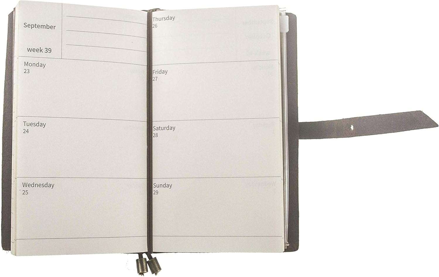 UNIQUE HM&LN Diary Refills, Personal Organiser, Monthly Calendar