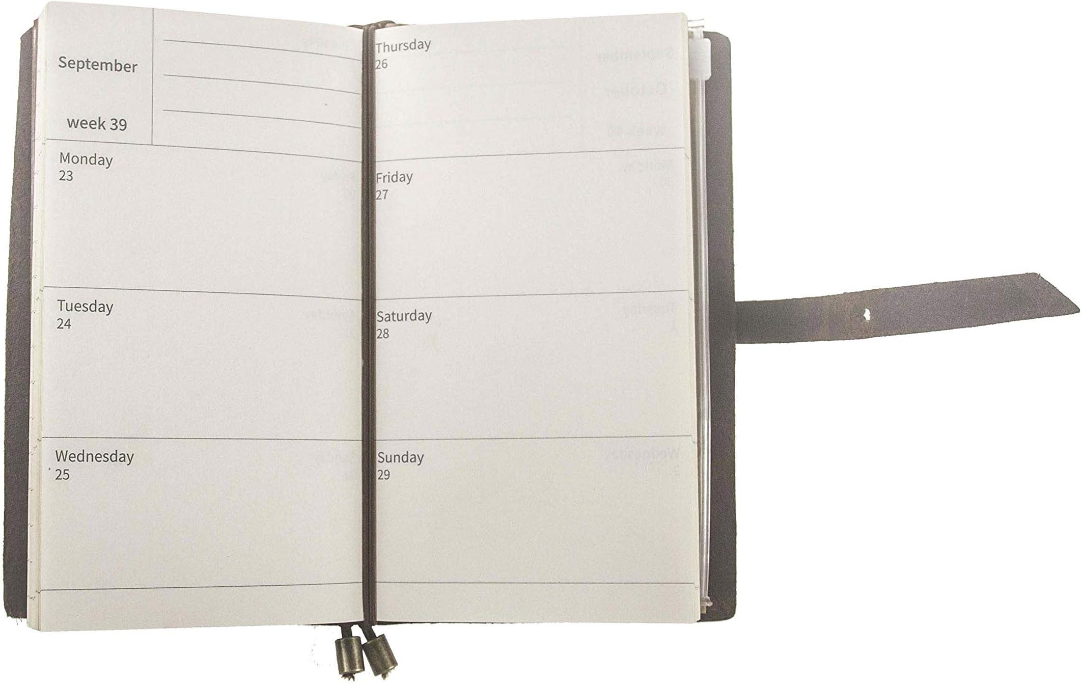 UNIQUE HM&LN Travelers Notebook Inserts, 2022 Planner Refills, Monthly Calendar & Weekly, Jan -Dec 2022 (Standard Size, Planner type mixed refills)