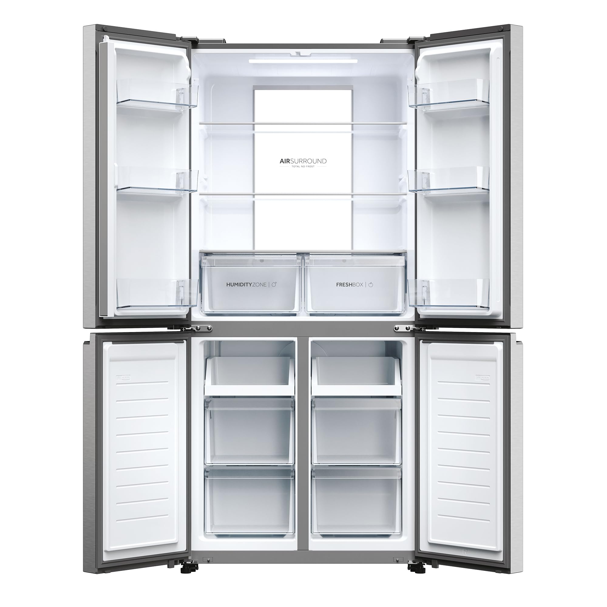 Haier Kühl-Gefrier-Kombination CUBE 83 SERIE 7 HCR7818DNMM, 83 cm Breite, 182 cm Höhe, Fassungsvermögen 467 L, Daylight, HumidityZone, Air Surround