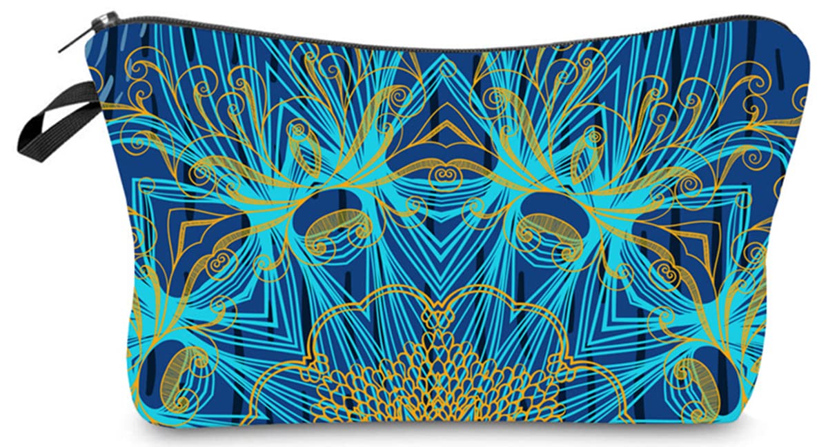 FAVORTALK Cosmetic Bag Travel Makeup Bag Small Cosmetic Bag Make Up Case for Women Organizer Flat Lay Bag Travel Wash Kit Women B0975 - 1