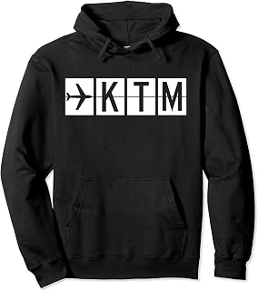 KTM Kathmandu Nepal Airport Pullover Hoodie