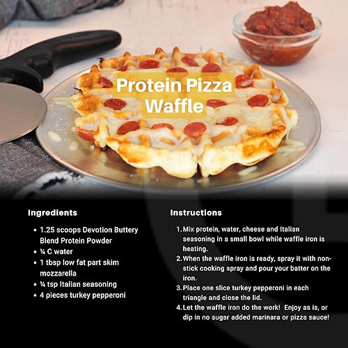 Miniatura 5 de Devotion Nutrition Mezcla de proteína en polvo, sin gluten, apta para dieta cetogénica, sin azúcares añadidos, 0.04 oz de MCT, 0.71 onzas de suero