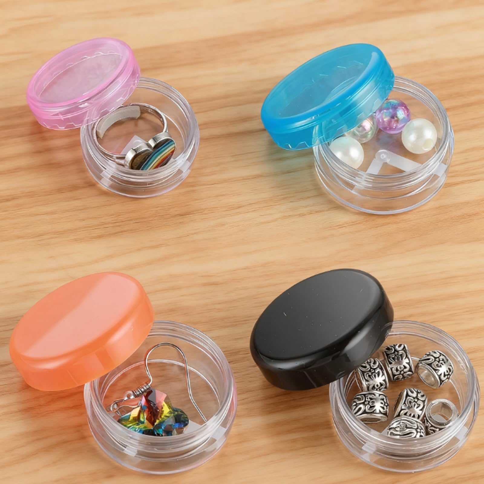 10 pastilleros pequeños portátiles - Cajas para pastillas compactas sin BPA - Para bolso, viaje y uso diario - Portamedicación