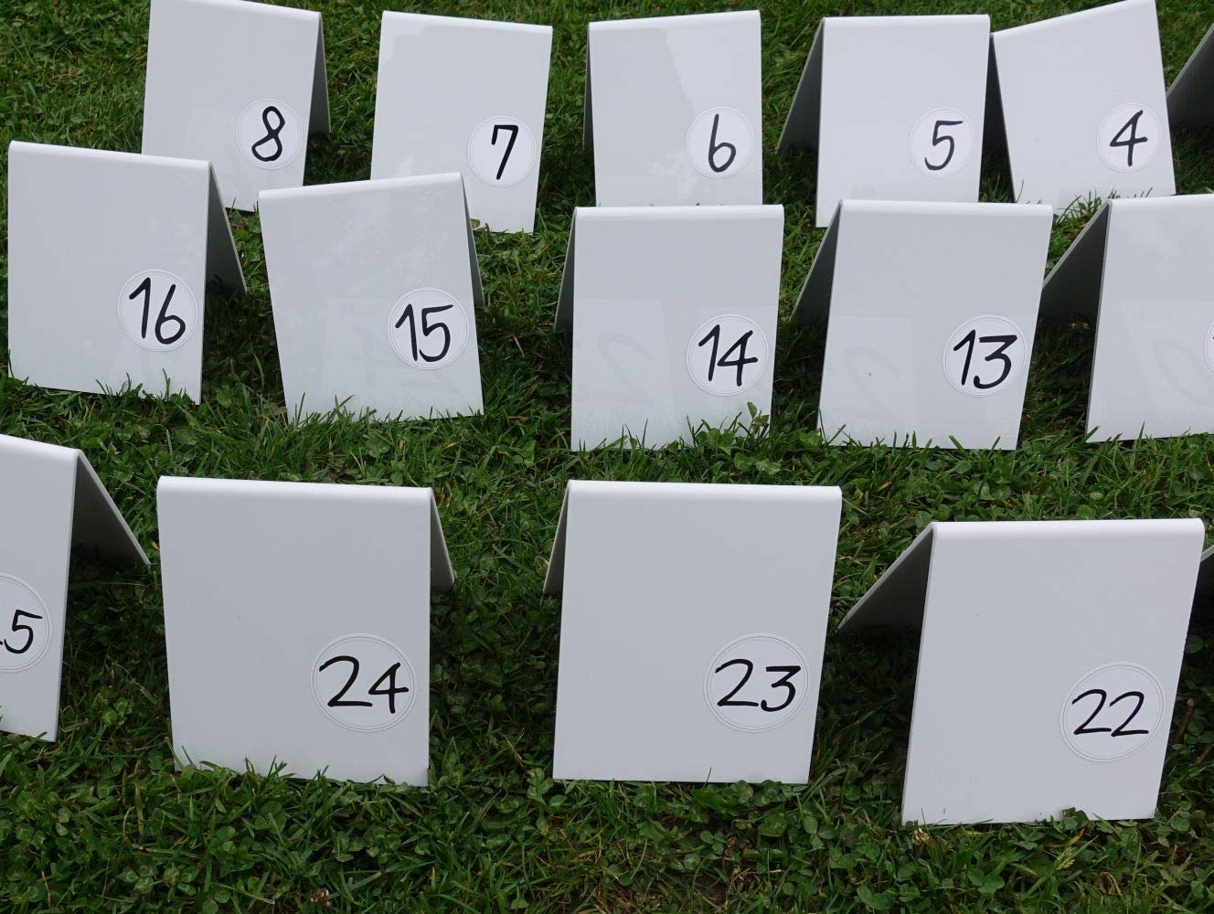 Numeri di parcours/numeri Rally Obedience – Set/Targhe – Set numerato 1 – 25