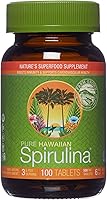 Vista 1 de Pólvora pura de espirulina hawaiana 1001 tabletas 500mg 1
