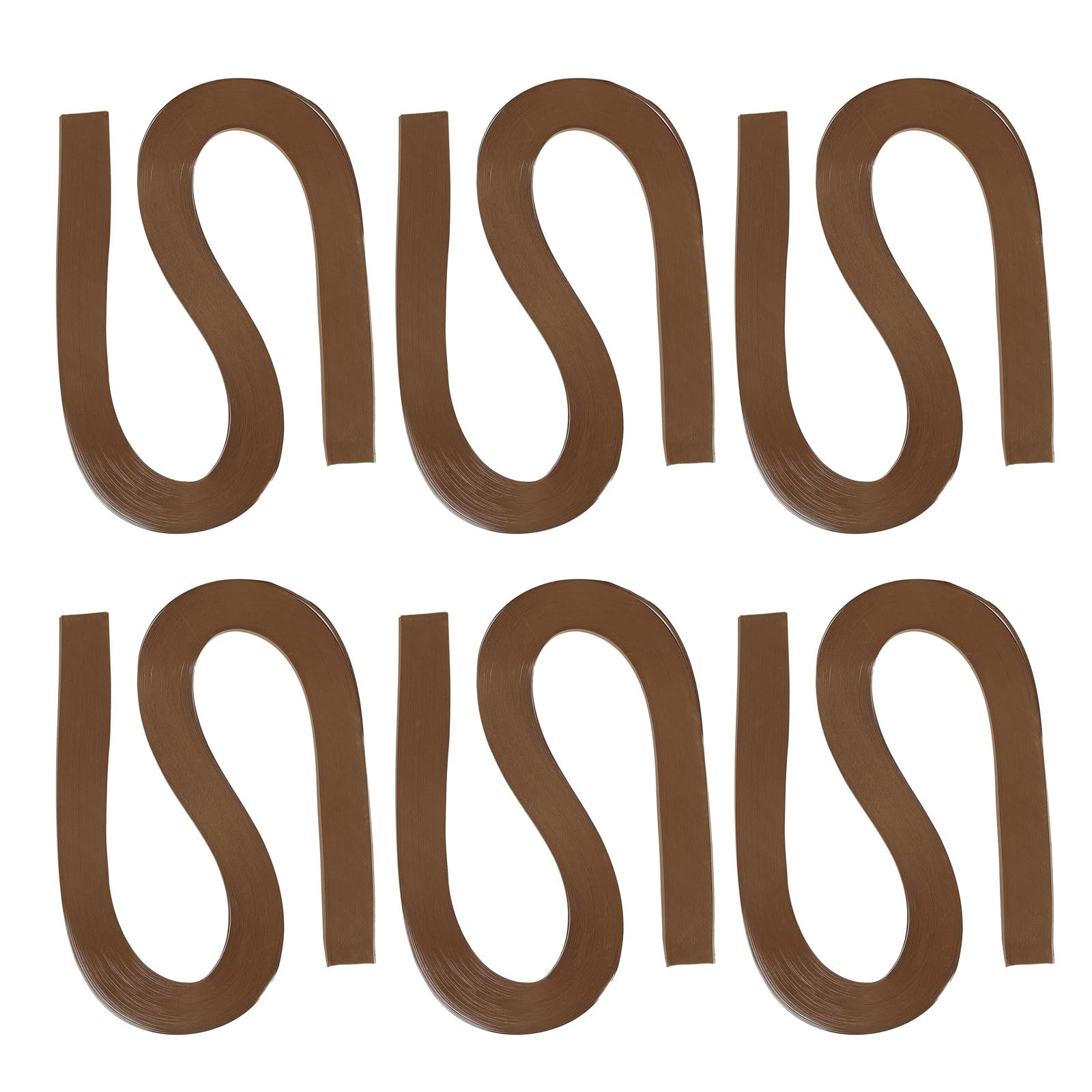 PATIKIL 720pcs Quilling Strips Paper 5mm(3/16") 54cm Origami Paper Quilling Strip for Art DIY Hand Craft Christmas, Dark Brown — image 1