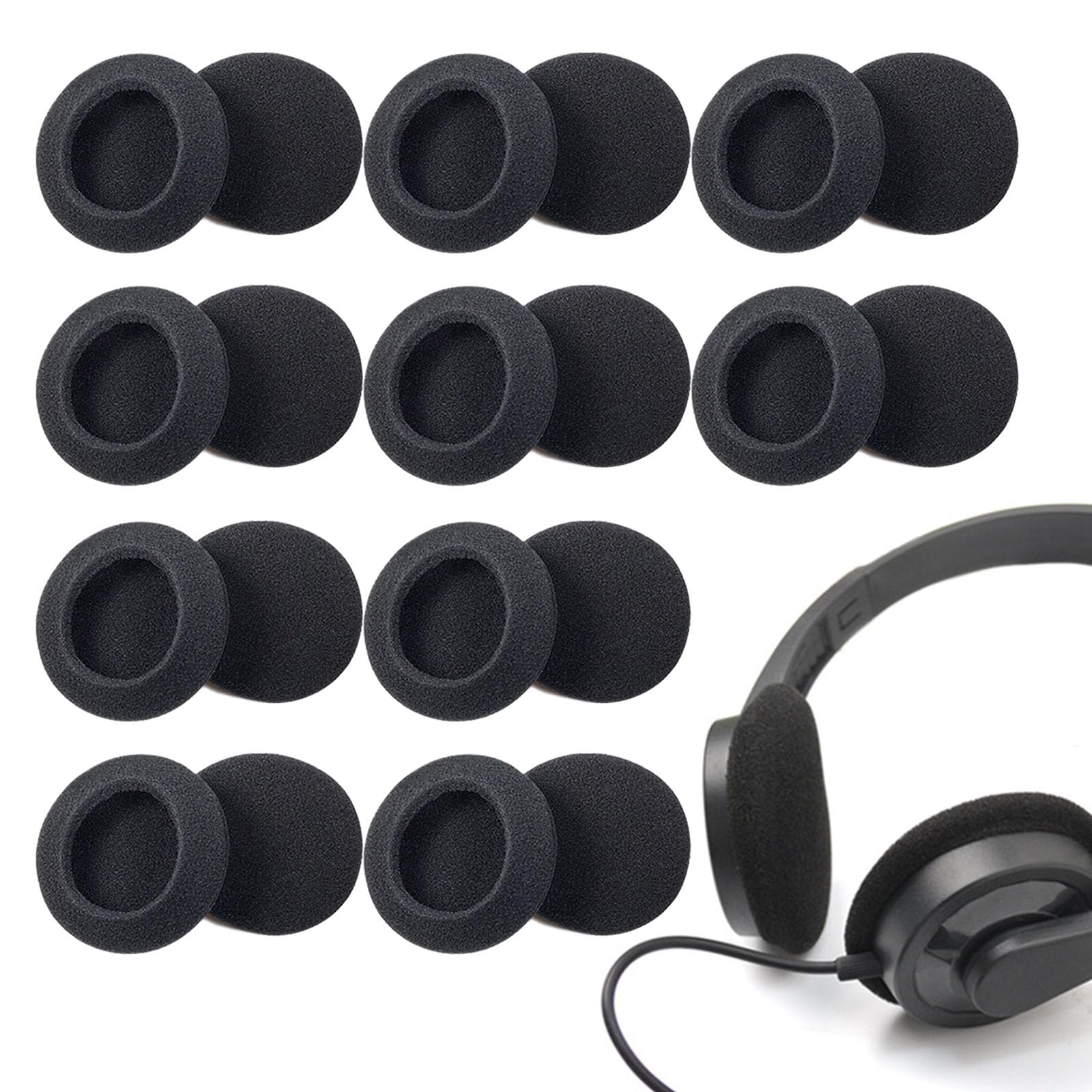 2点セット！！SOFTROUND 交換用 イヤーパッド イヤークッション Amazon | サムコス イヤークッション 交換用イヤーパッド 70個