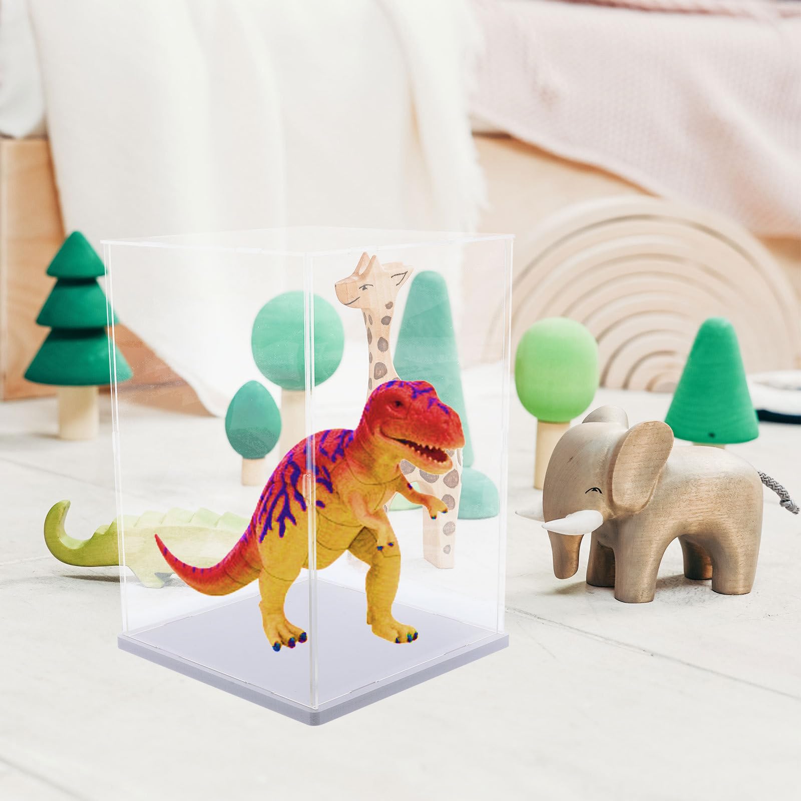 BESTOYARD Design Transparente oder Schützendem und Oberfläche für Zuhause für Acryl Vitrine mit Glatter zur Übersichtlichen Aufbewahrung Figuren Geschäft