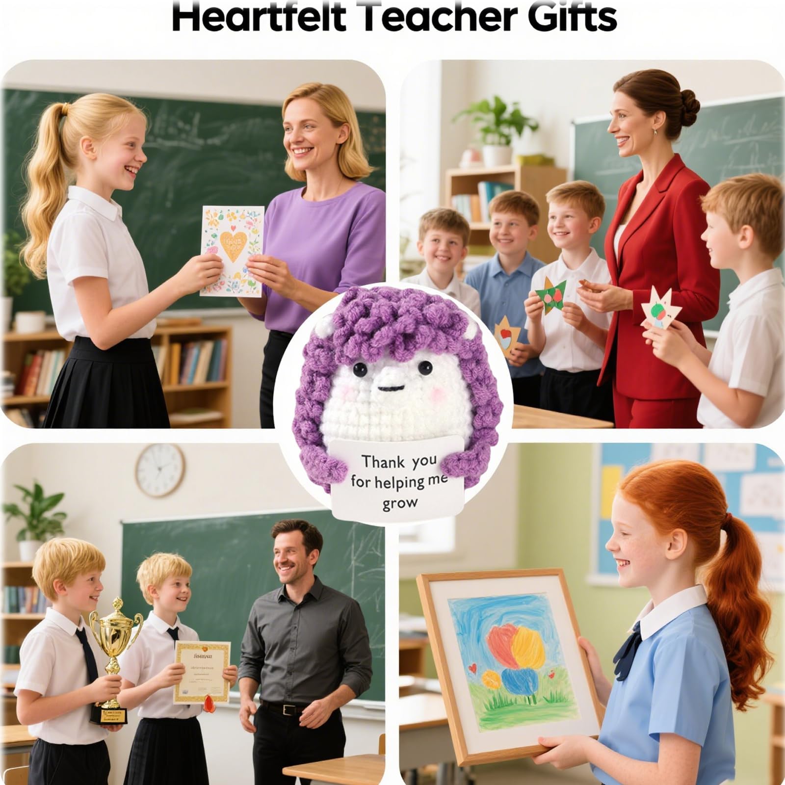 Leyiteng Presents For Teachers,Thank You Teacher Gifts,Thank You For Helping Me Grow,Unique Mentor Gift Ideas - Image 2