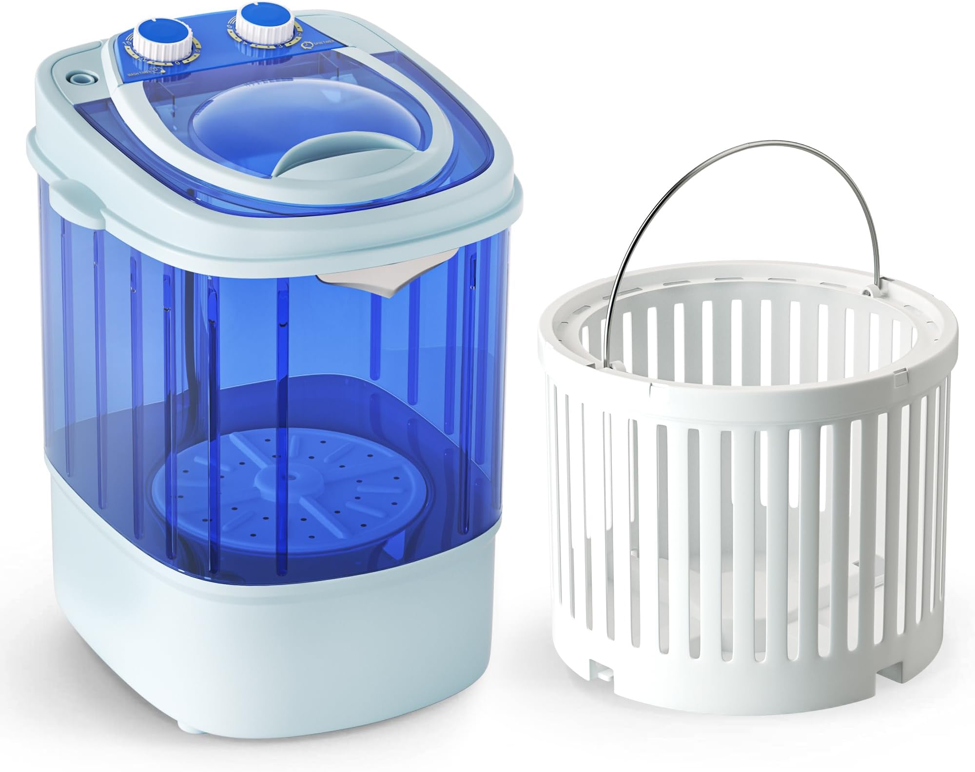 Portable Mini Washer 13lb Portable Washer Compact Twin Tub