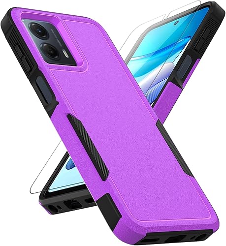 Funda para Moto G 5G 2023 Moto G Power 5G 2023 funda protectora de doble capa resistente para teléfono celular a prueba de golpes con protector de Funda para Moto G 5G 2023 Moto G Power 5G 2023 funda protectora de doble capa resistente para teléfono celular a prueba de golpes con protector de