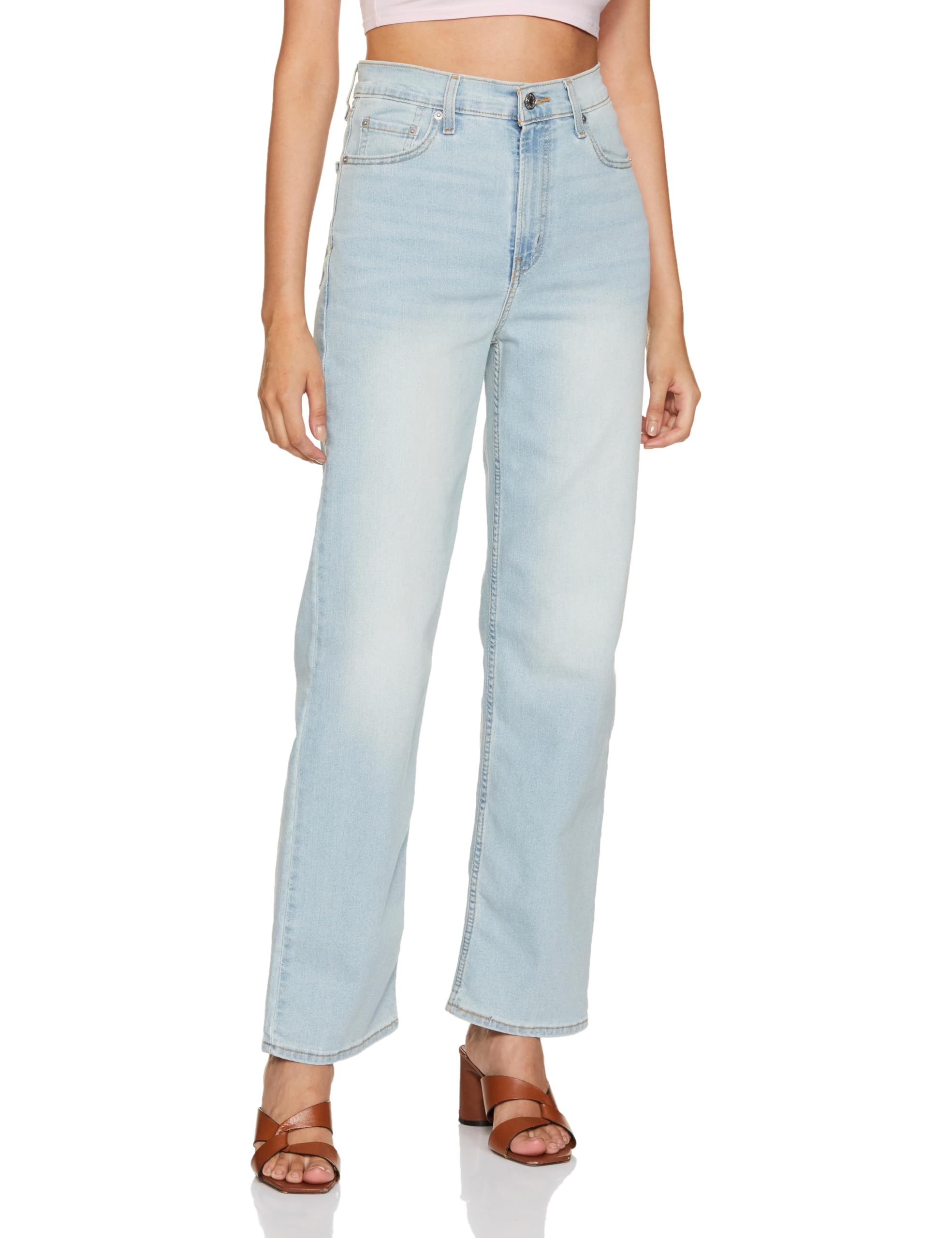 Women's 724 High Rise Ribcage Slim Straight Fit Jeans