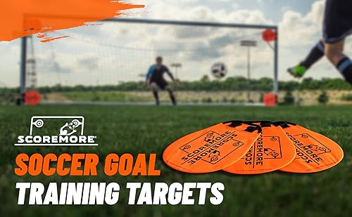 Miniatura 6 de Objetivos de entrenamiento de portería de fútbol SCOREMORE (2 objetivos)