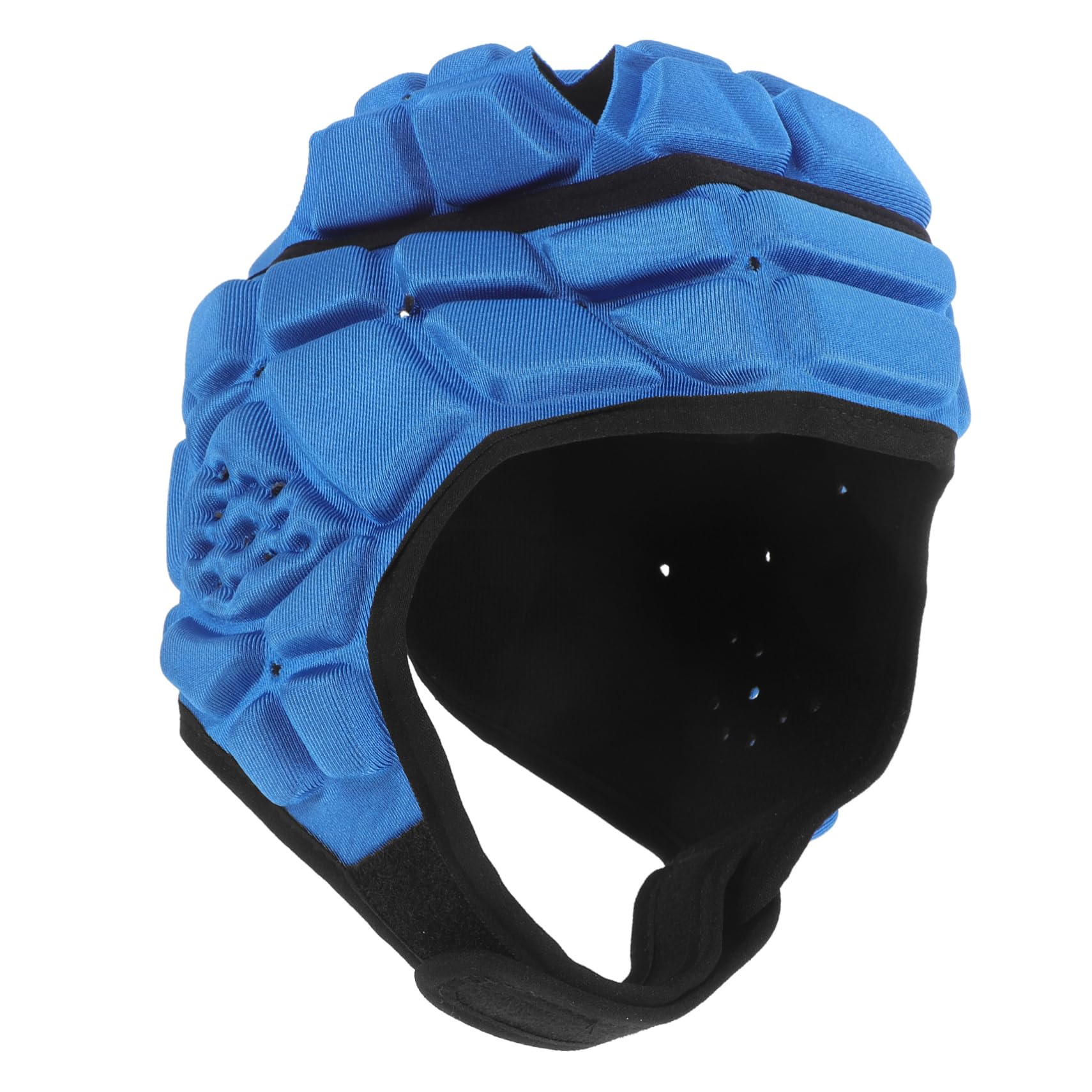 Yardwe 3 Casco Sportivo per Protezione Eva per Calcio Rugby Facile Riporre Adatto per Anni Blu