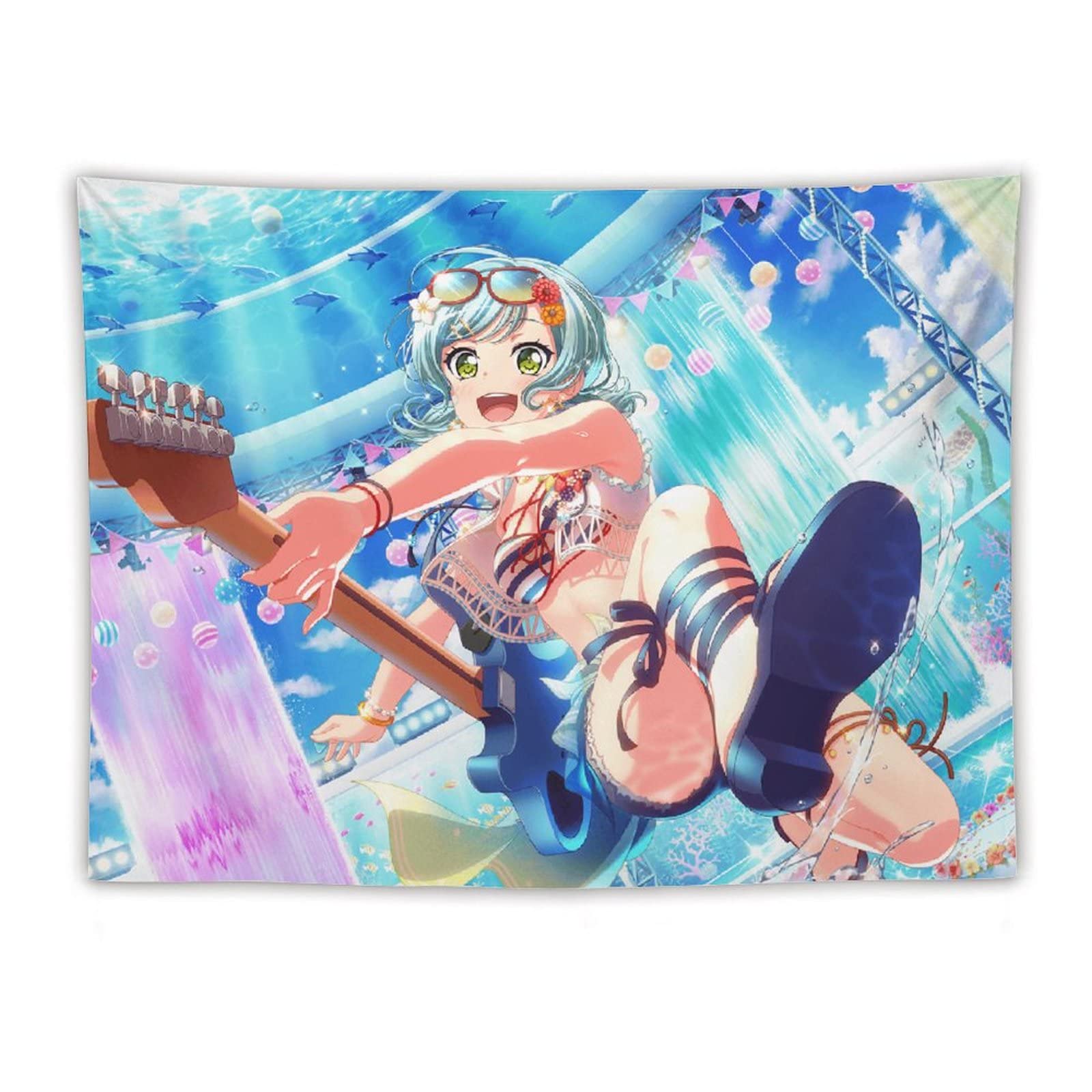 Amazon.co.jp: バンドリ！氷川 日菜 タペストリー かわいいアニメ柄 壁