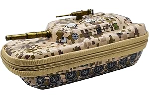 Maydahui Camo Pencil Case: Durable & Spacious Tank-Shaped Storage Solution