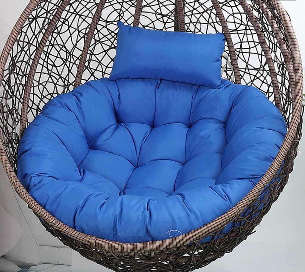 LXJBBD egg Garden Chair Cushion - Washable Hanging Mat Pads Replacement, Indoor Outdoor Swing Chair Cushion
