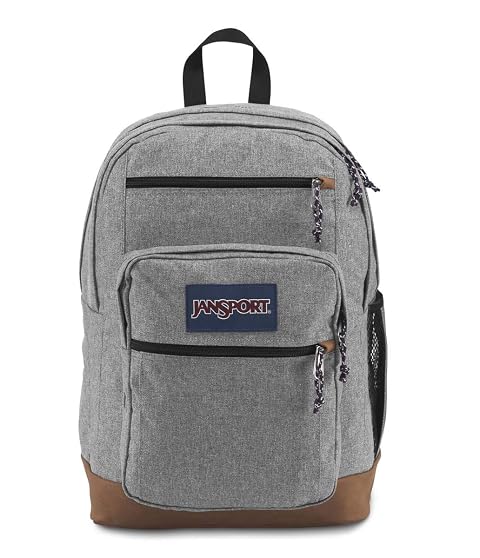 JanSport Cool Backpack with 15-inch Laptop Sleeve - Large Computer Bag Rucksack with 2 Compartments Ergonomic Straps Grey