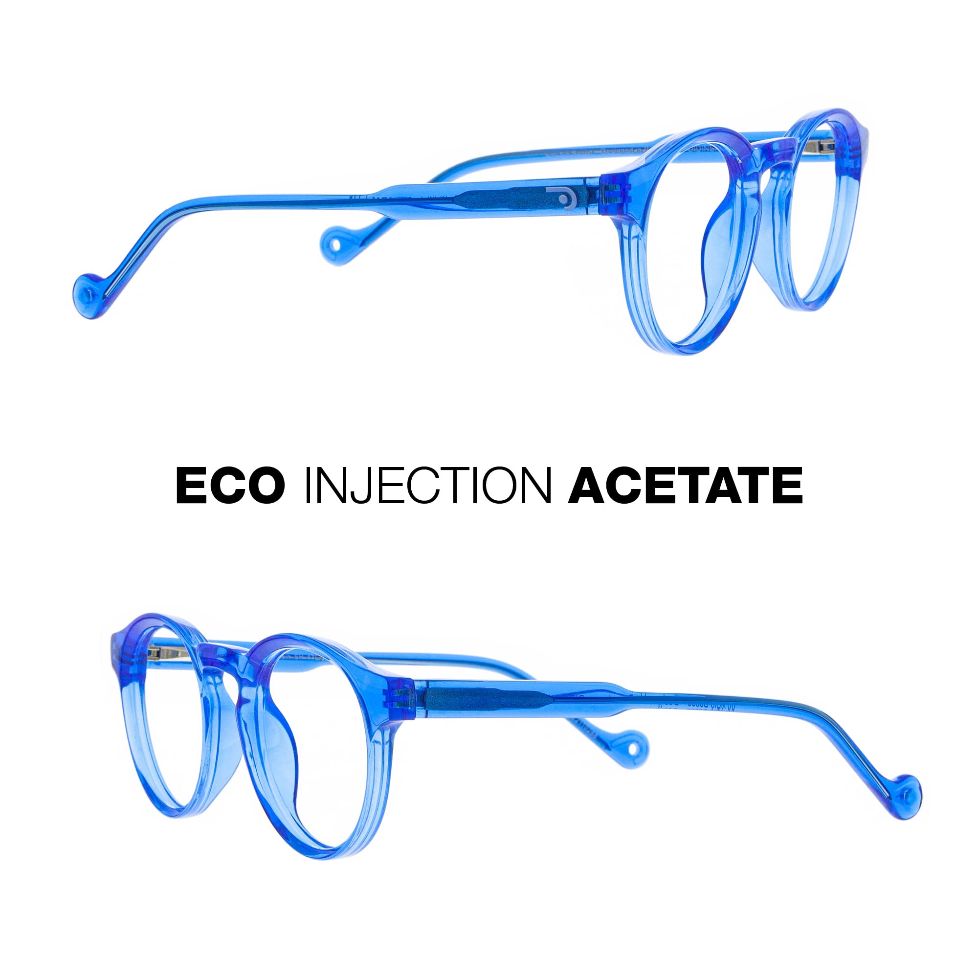 DIDINSKY Occhiali da Lettura Anti Bluelight Anti Luce Blue per Uomo e Donne. Montatura in Acetato e Cristalli Antiriflesso. Klein +1.5 – DIPITTI