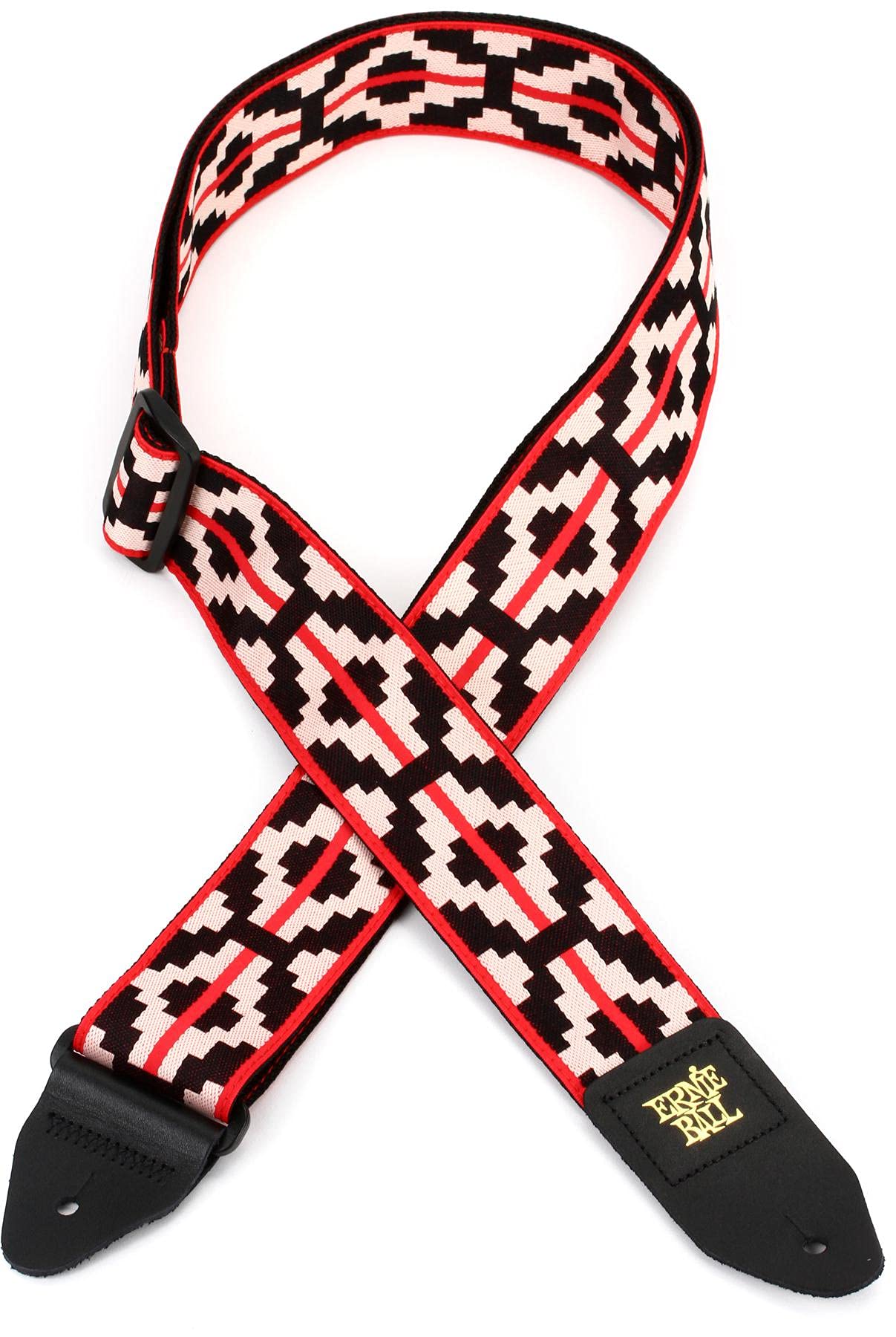 Ernie Ball Guitar Strap, Ristra Red 100% Genuine