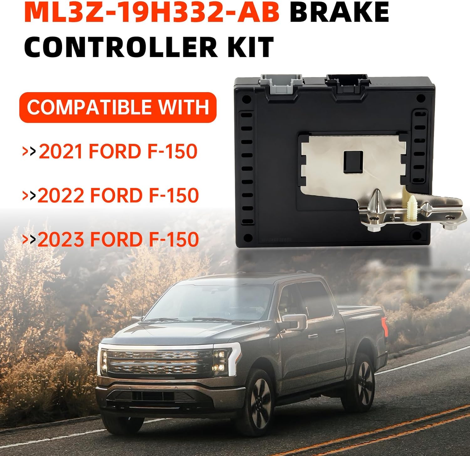 XUYUN ML3Z-19H332-AB Trailer Brake Controller Kit Compatible with 2021 2022 2023 F-ord F-150