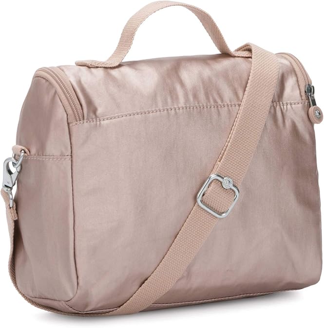 Kipling Kichirou Metallic Lunch Bag Quartz Metallic