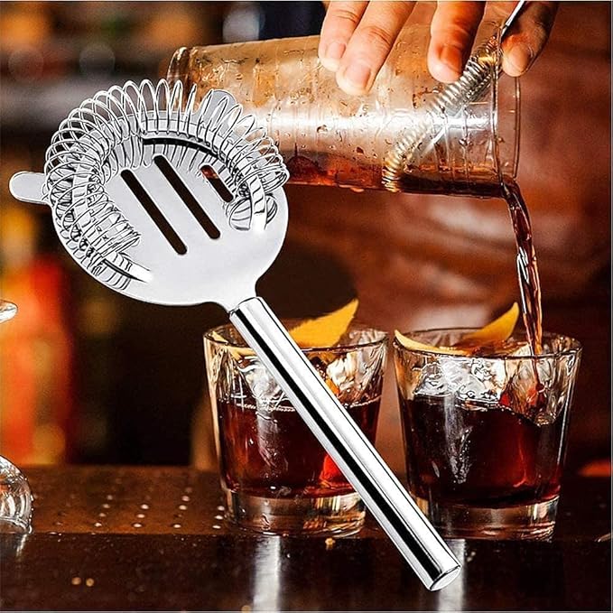 Set de Coctelera de 7 Piezas con Soporte de Bambú miniatura 6