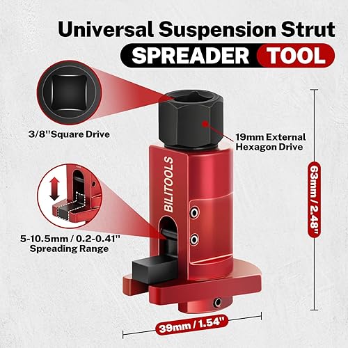 Miniatura 3 de BILITOOLS Herramienta de compresor de resorte con herramienta universal para esparcidores de puntal